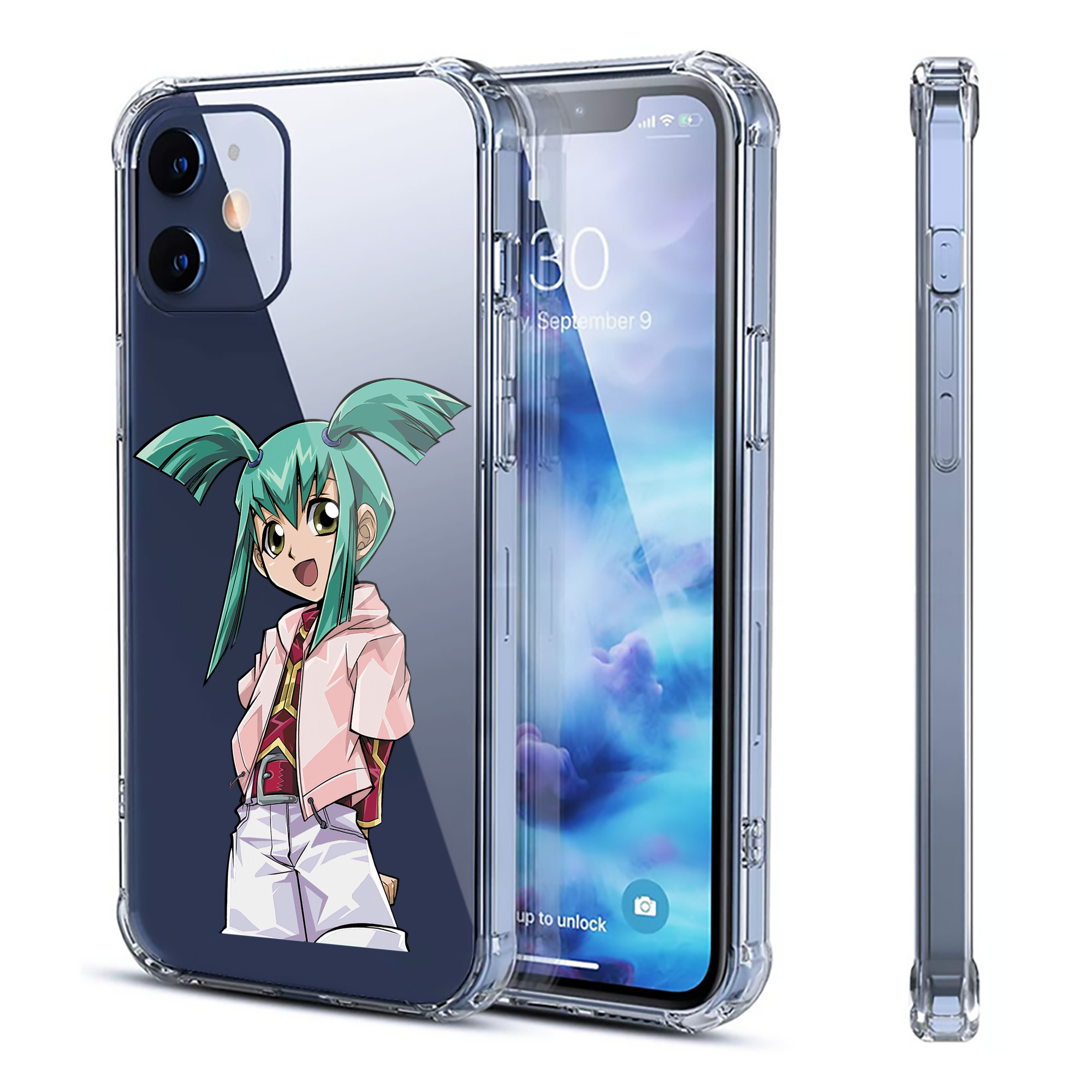 （画像用） 遊☆戯☆王 Yu-Gi-Oh! 【iPhone 12シリーズ対応】透明スマホケース（クリアソフトケース）